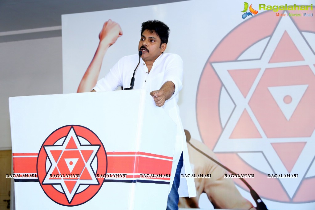 Jana Sena Press Meet by Pawan Kalyan