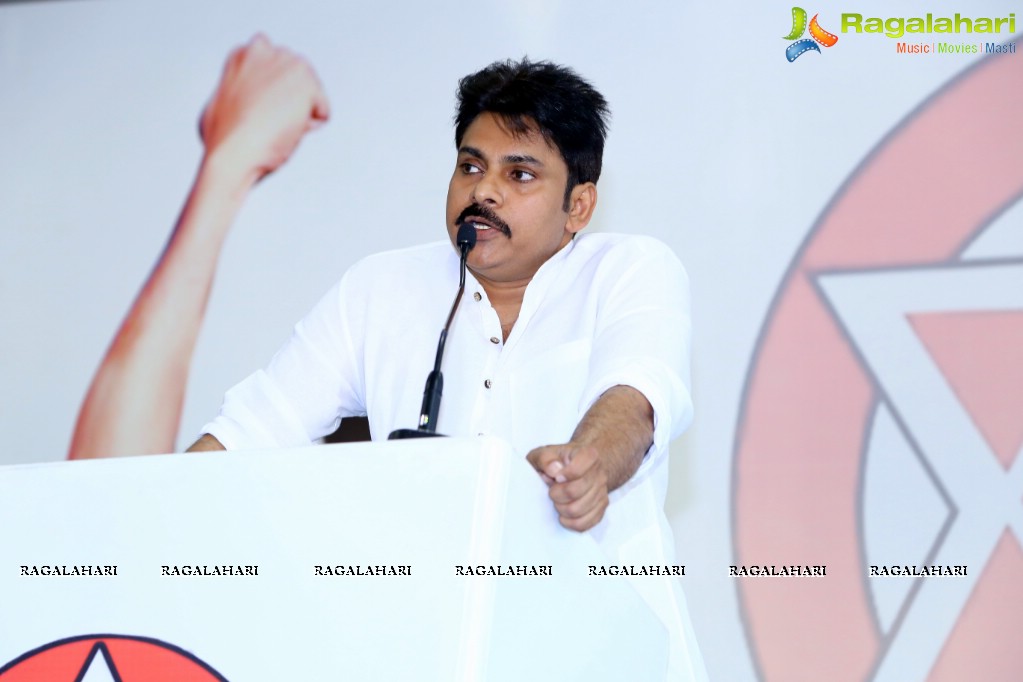 Jana Sena Press Meet by Pawan Kalyan