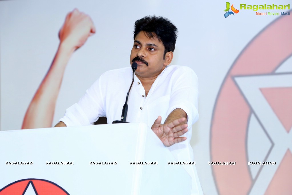 Jana Sena Press Meet by Pawan Kalyan