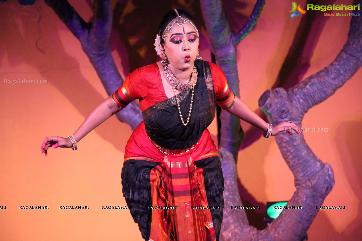 Bharatanatyam Recital by Kiranmayee Madupu at Saptaparni, Hyderabad