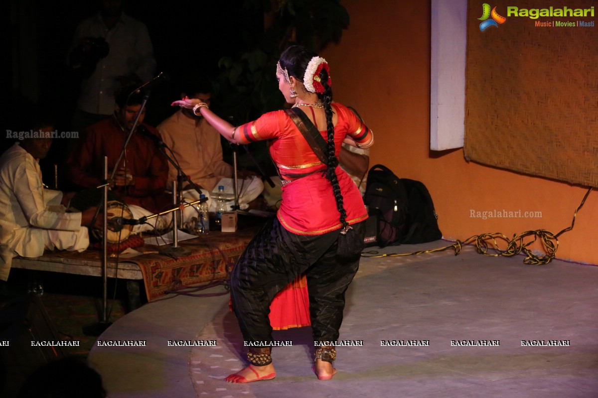 Bharatanatyam Recital by Kiranmayee Madupu at Saptaparni, Hyderabad