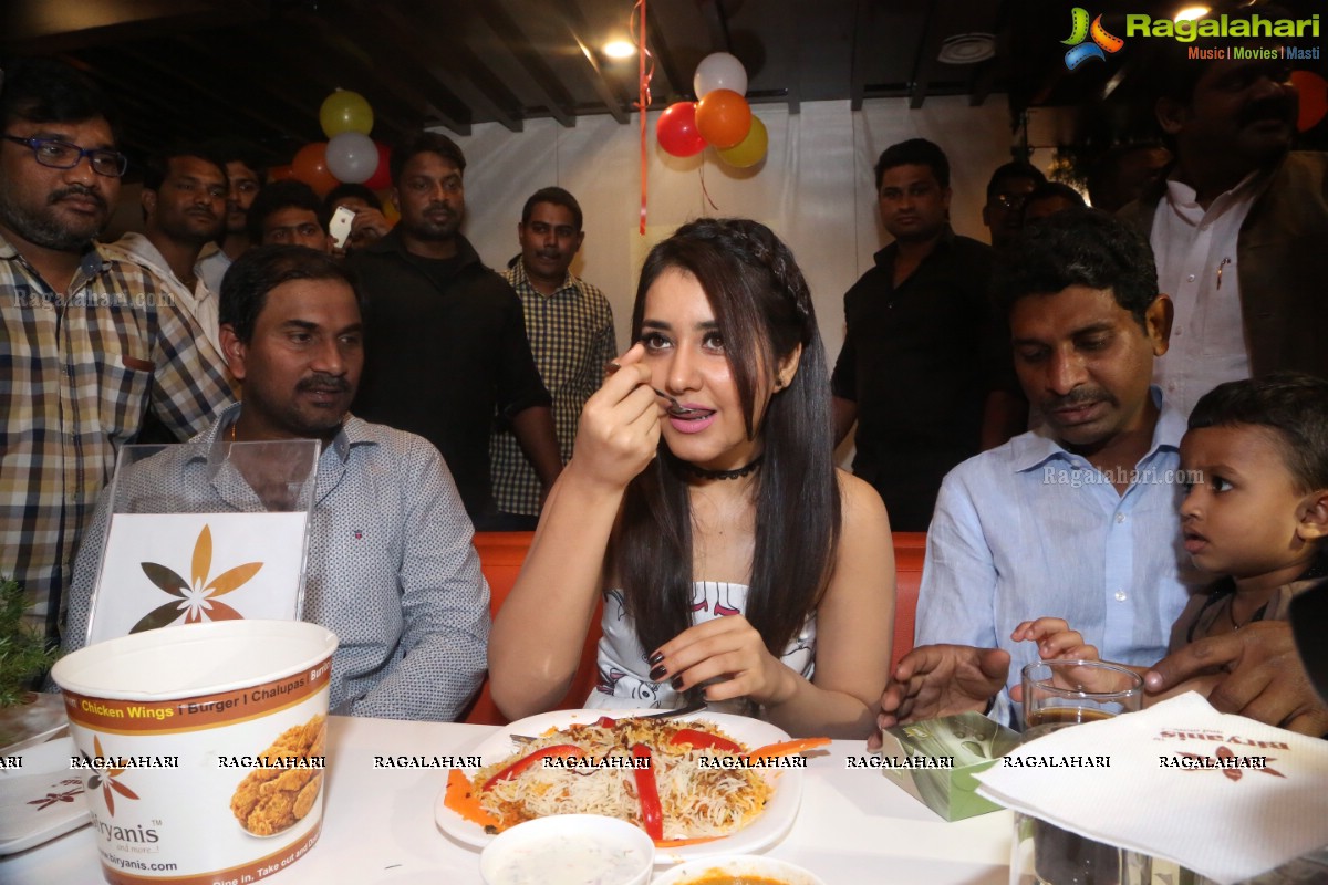 Raashi Khanna launches Biryanis