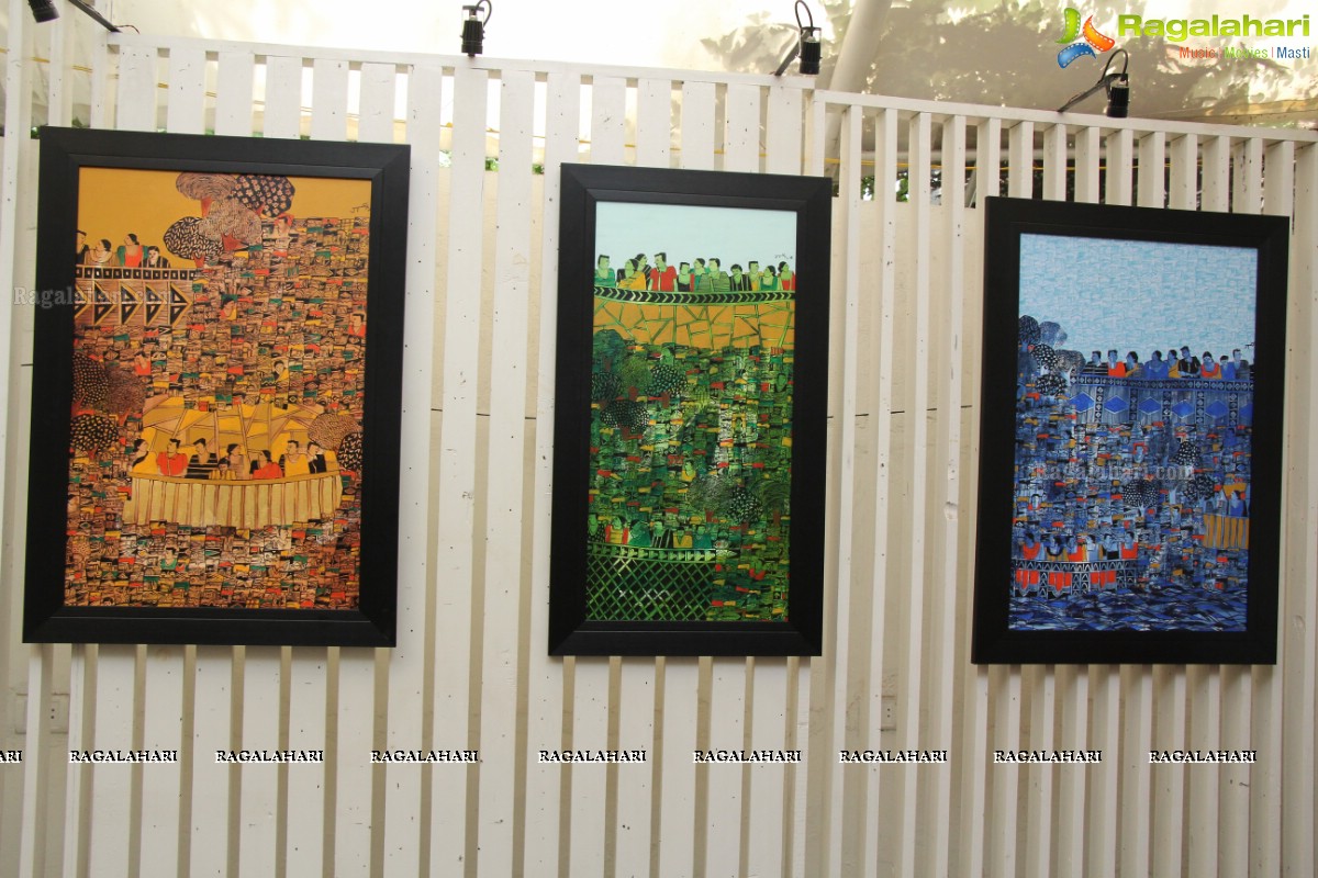 Soothing Cityscapes - Solo Exhibition by Rama Krishna V at Kalakriti Art Gallery, Hyderabad