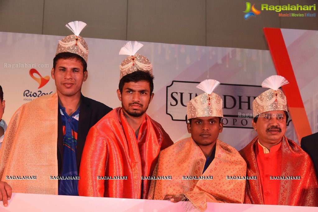 Felicitation of Indian Rio Paralympics Medal Winners by Sumadhura Group
