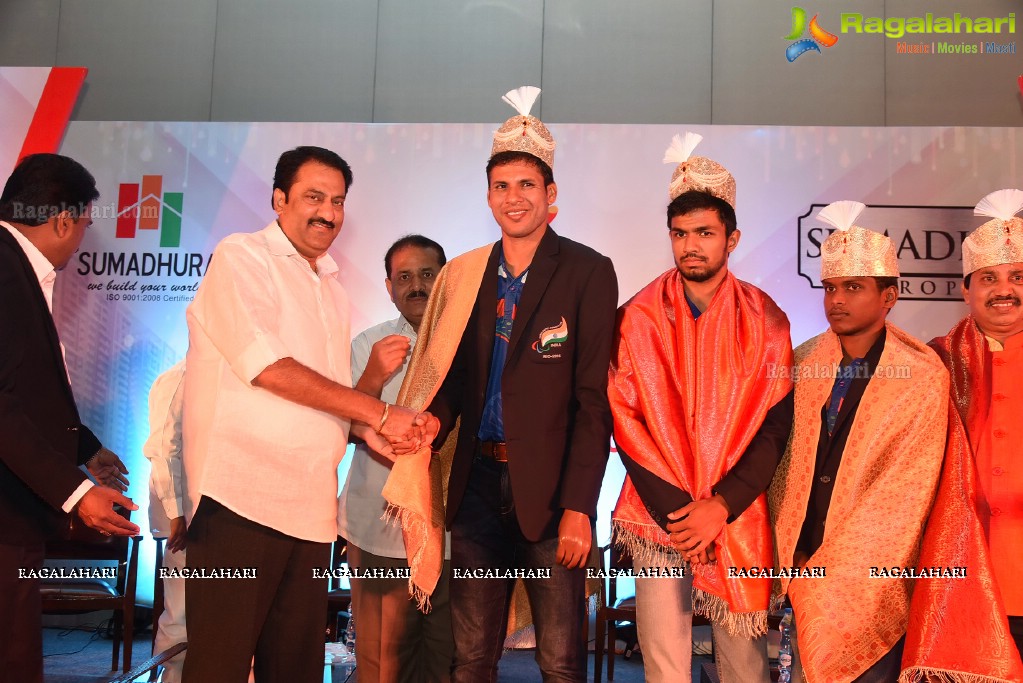 Felicitation of Indian Rio Paralympics Medal Winners by Sumadhura Group