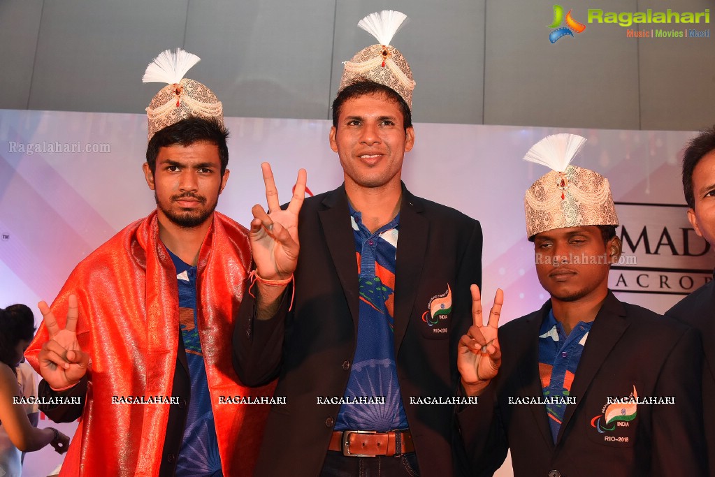 Felicitation of Indian Rio Paralympics Medal Winners by Sumadhura Group