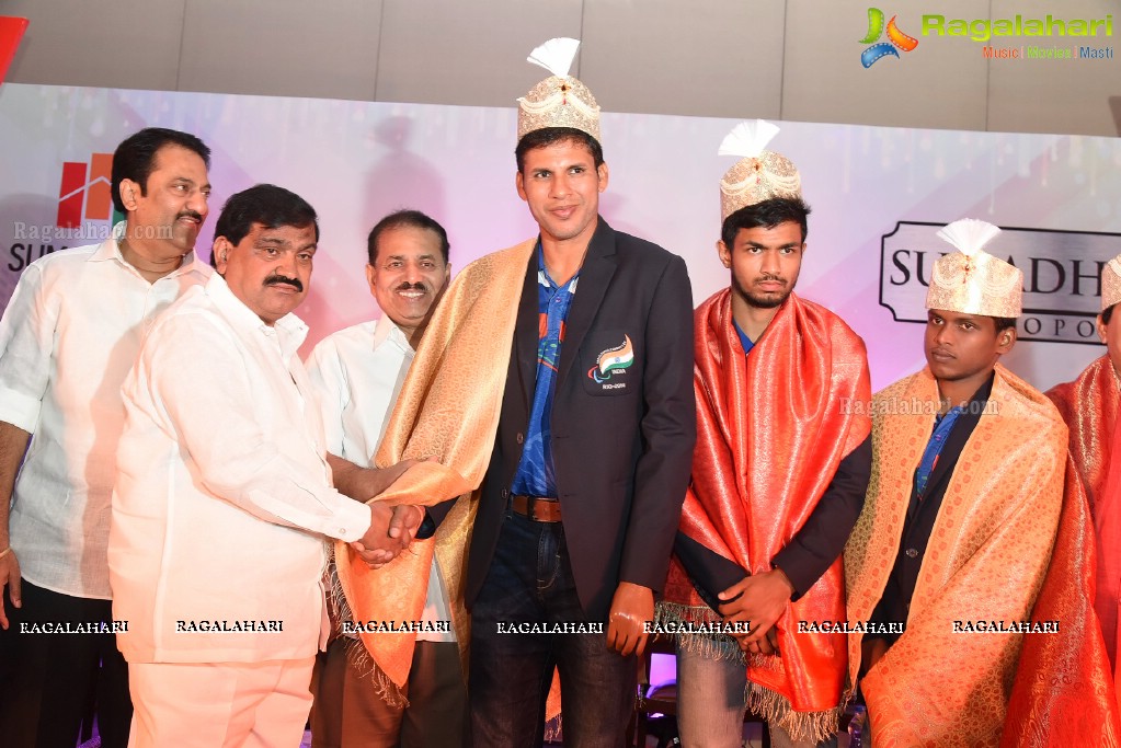 Felicitation of Indian Rio Paralympics Medal Winners by Sumadhura Group