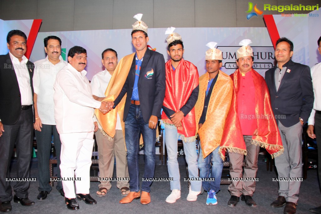 Felicitation of Indian Rio Paralympics Medal Winners by Sumadhura Group