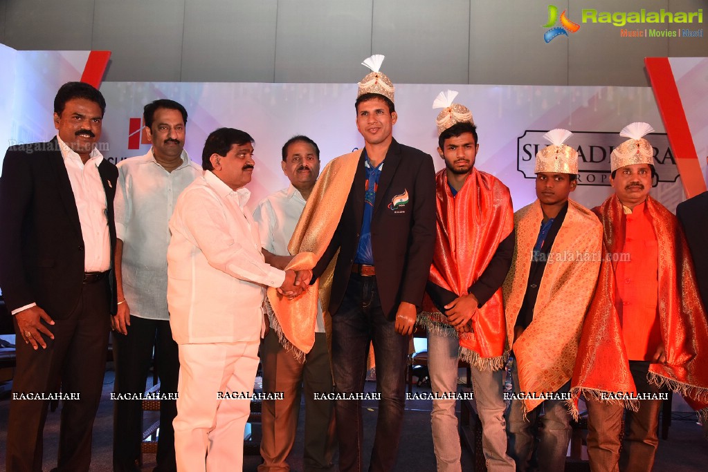 Felicitation of Indian Rio Paralympics Medal Winners by Sumadhura Group