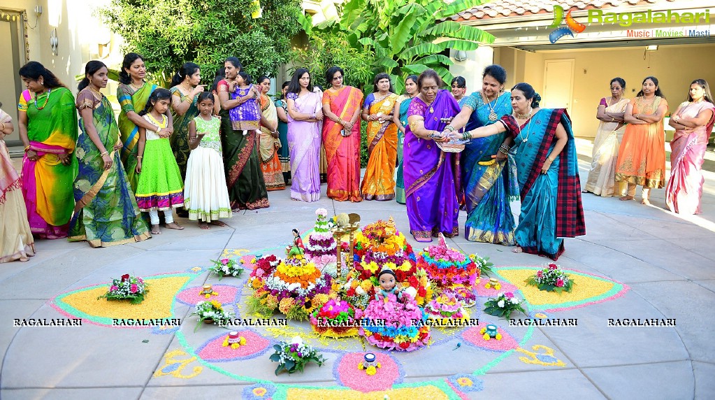 T.A.T.A Bathukamma Celebrations in Fresno (Central Valley), California, USA