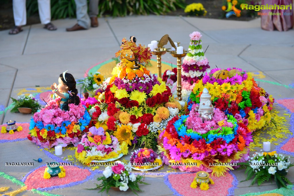 T.A.T.A Bathukamma Celebrations in Fresno (Central Valley), California, USA