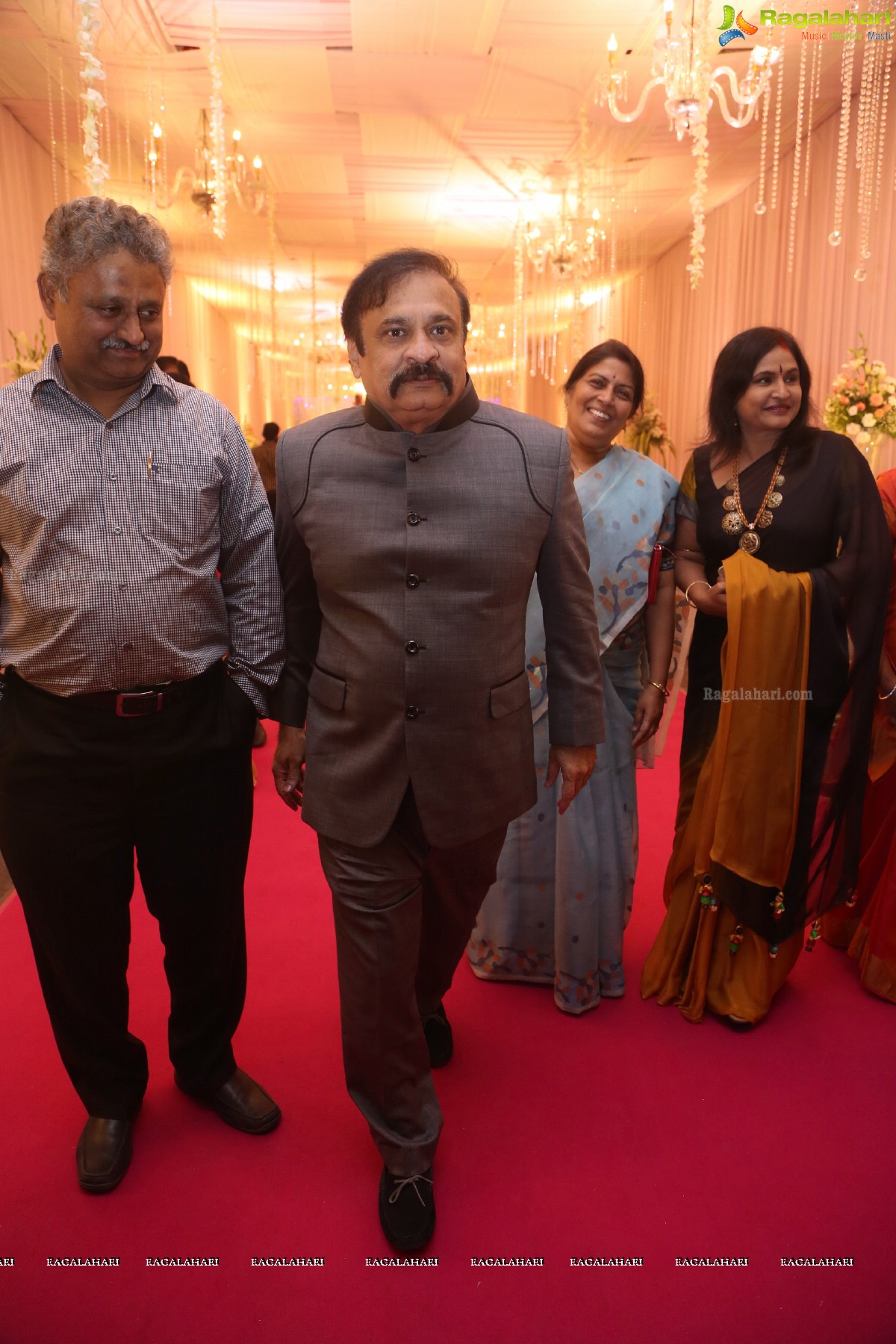 Grand Engagement and Sangeet Ceremony of Vijay Karan with Aashna at N Convention, Madhapur, Hyderabad