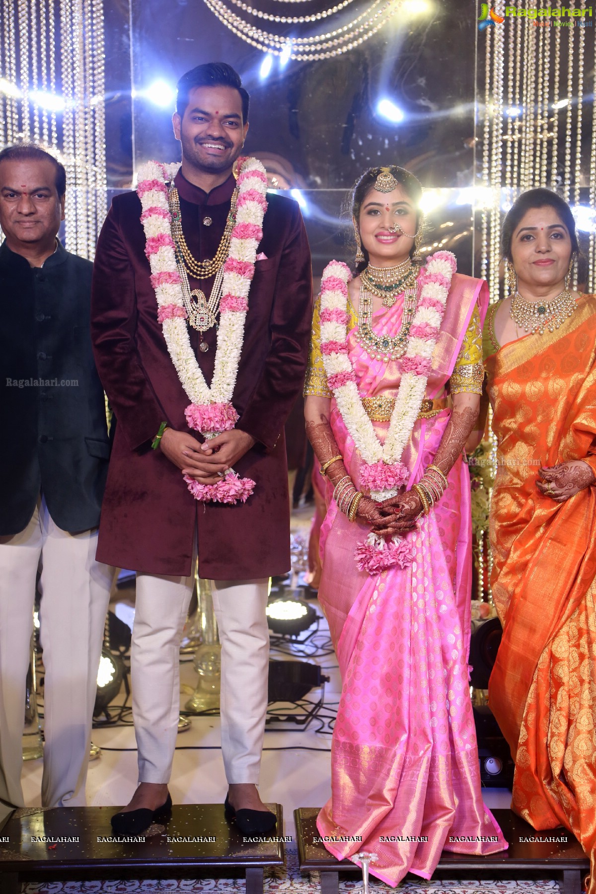 Grand Engagement and Sangeet Ceremony of Vijay Karan with Aashna at N Convention, Madhapur, Hyderabad