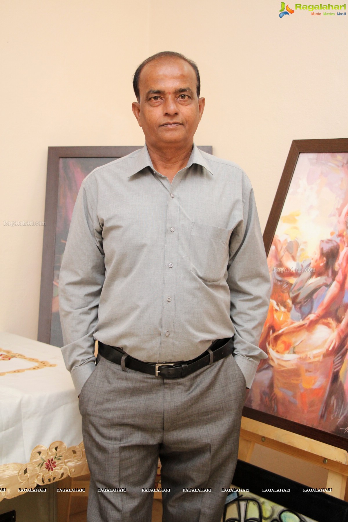 Inauguration of Exclusive Diwali Art Fair (Paintings by Hari) at Visual Art Gallery, Hyderabad