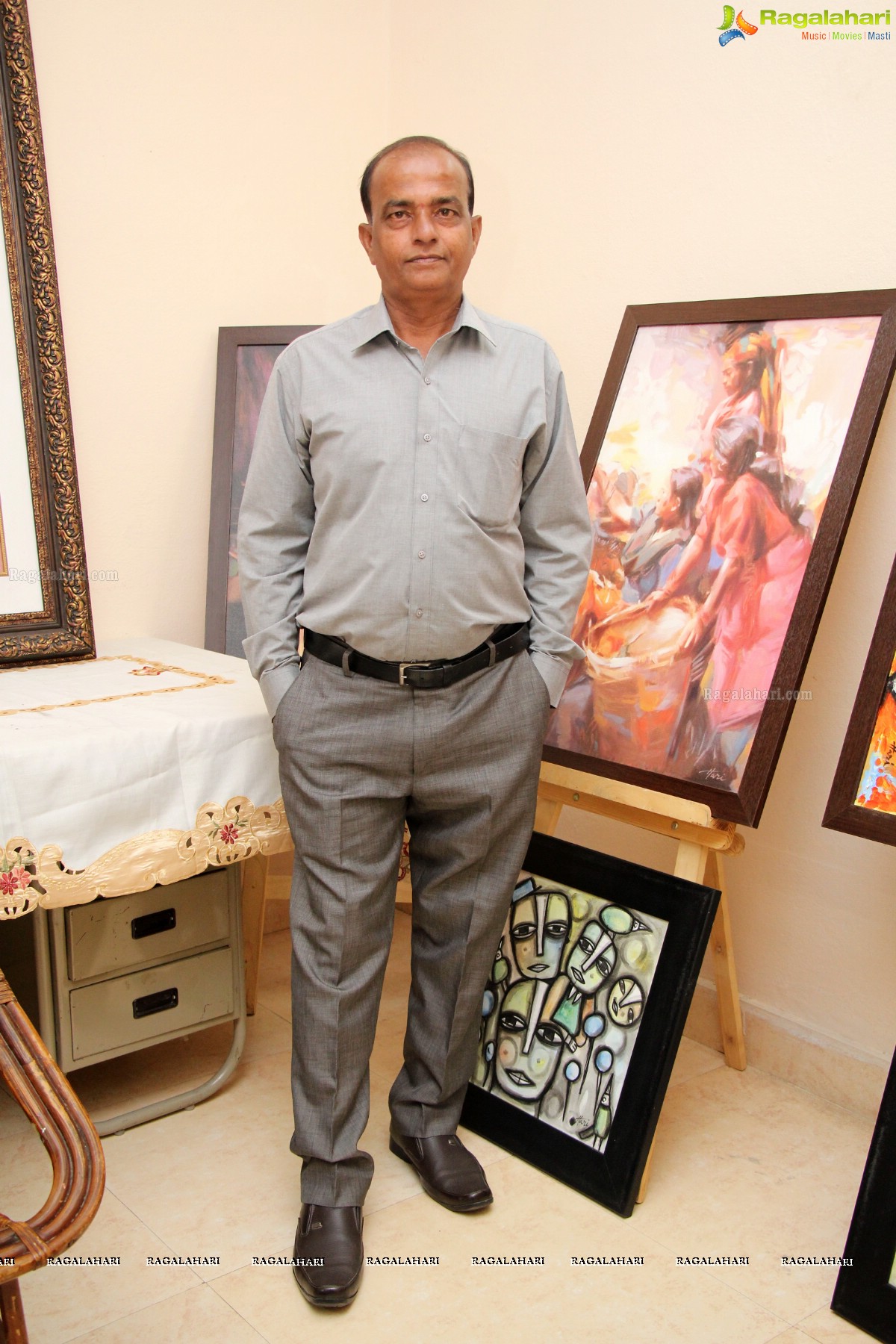 Inauguration of Exclusive Diwali Art Fair (Paintings by Hari) at Visual Art Gallery, Hyderabad