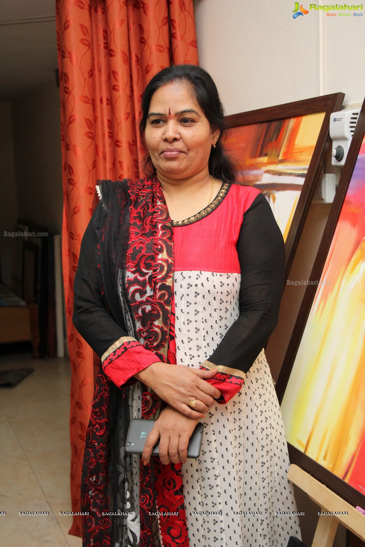 Inauguration of Exclusive Diwali Art Fair (Paintings by Hari) at Visual Art Gallery, Hyderabad