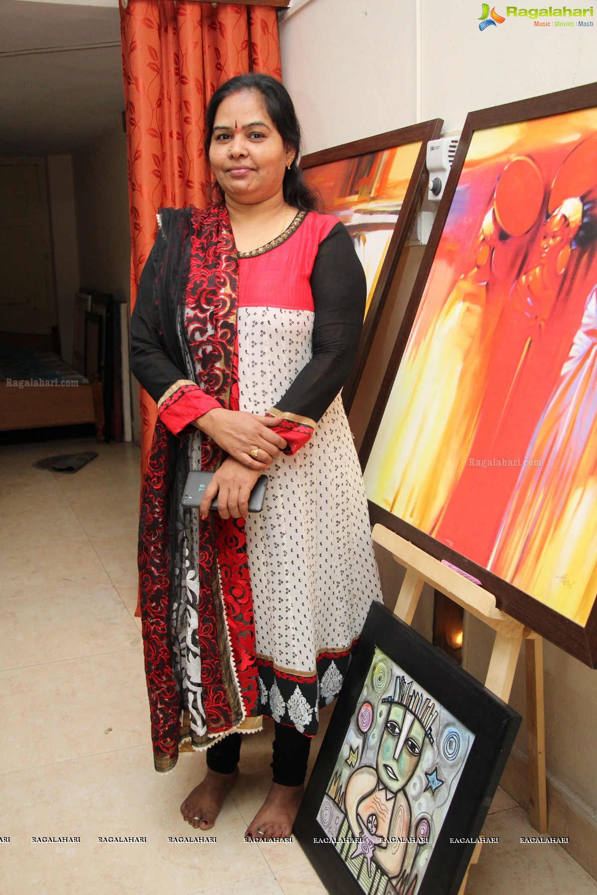 Inauguration of Exclusive Diwali Art Fair (Paintings by Hari) at Visual Art Gallery, Hyderabad