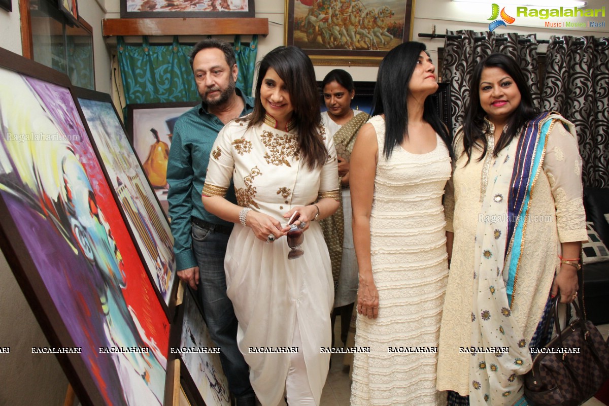 Inauguration of Exclusive Diwali Art Fair (Paintings by Hari) at Visual Art Gallery, Hyderabad