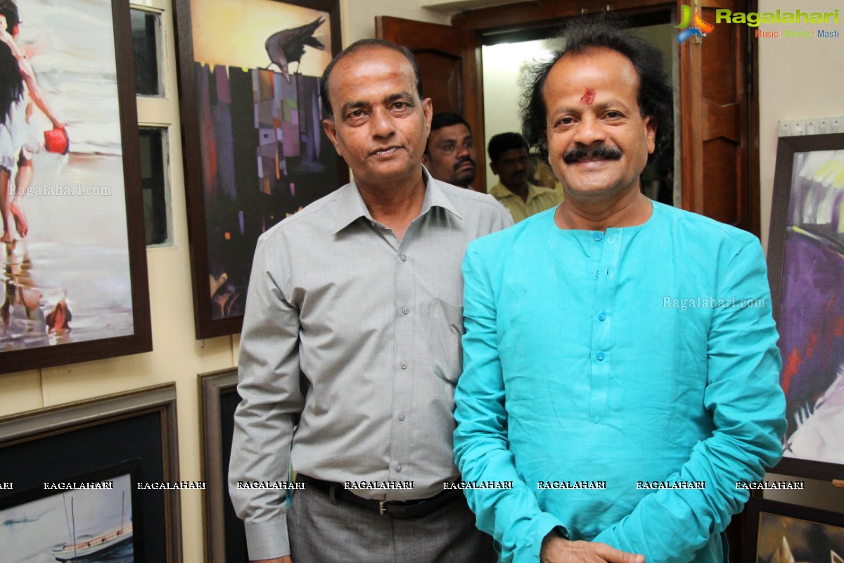 Inauguration of Exclusive Diwali Art Fair (Paintings by Hari) at Visual Art Gallery, Hyderabad