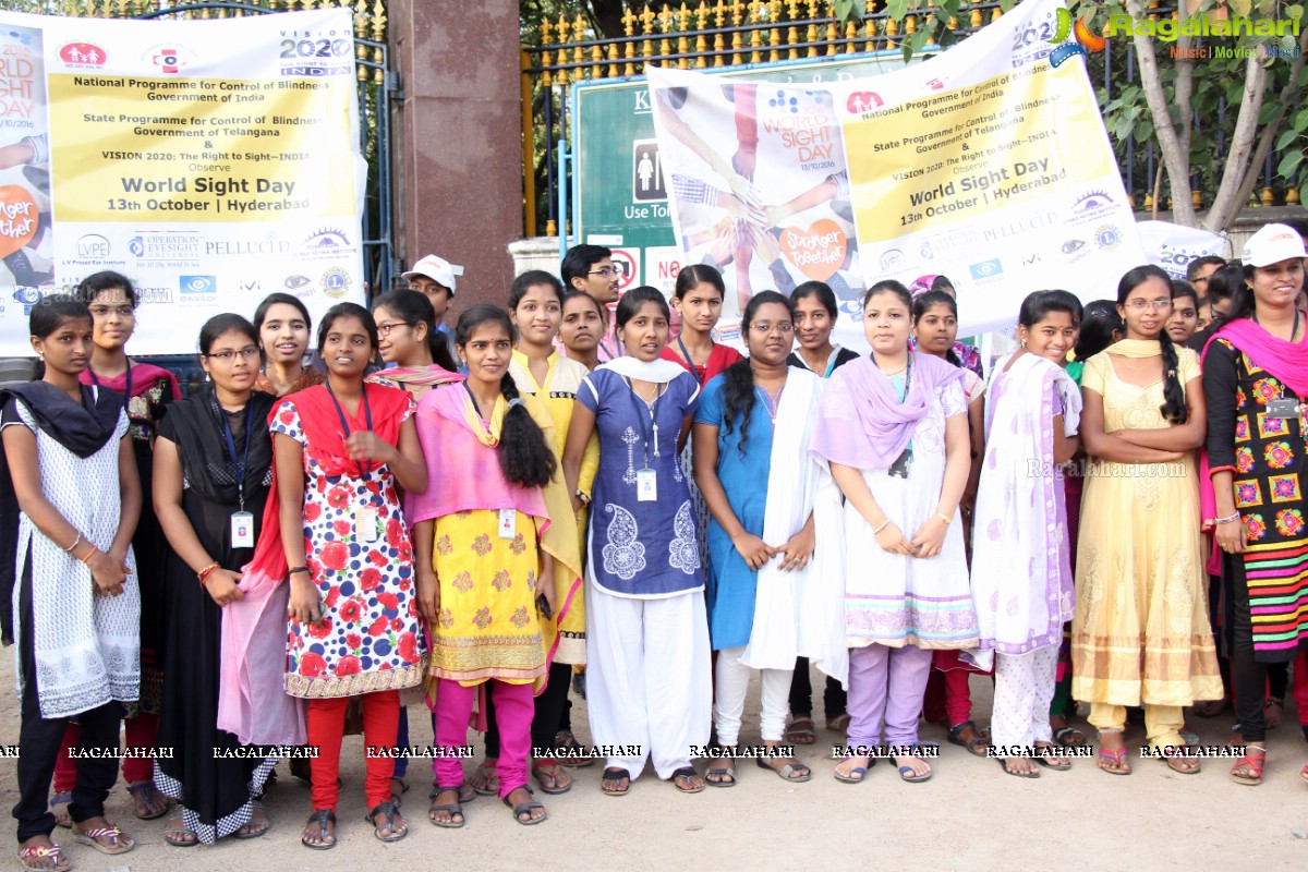 World Sight Day Walk at KBR Park, Hyderabad