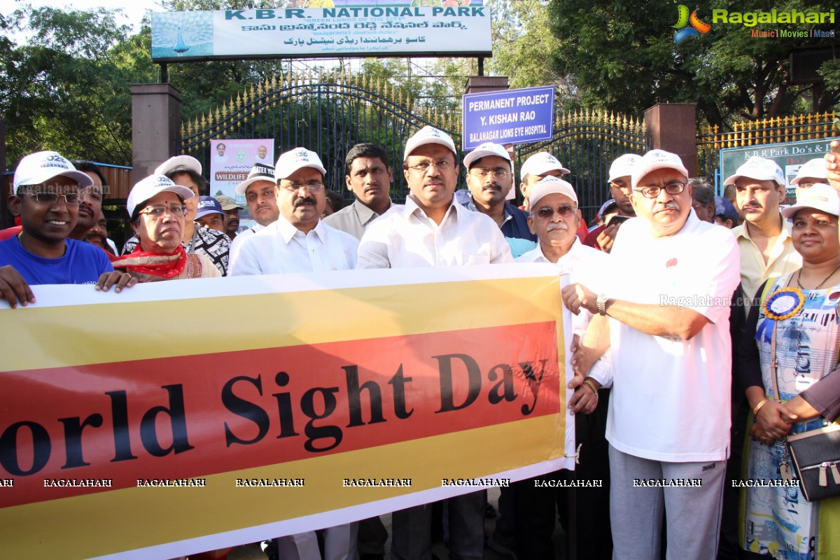 World Sight Day Walk at KBR Park, Hyderabad