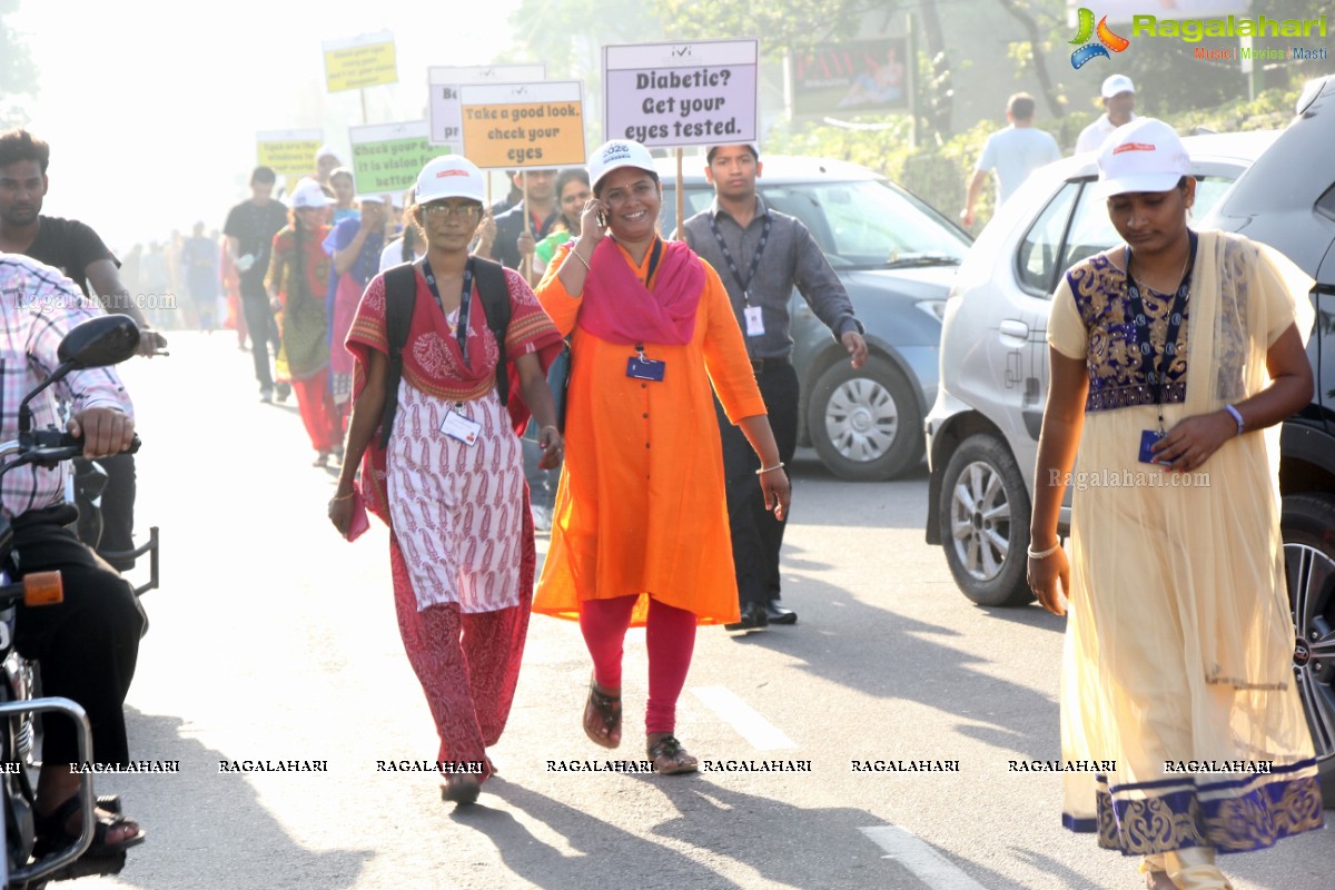 World Sight Day Walk at KBR Park, Hyderabad