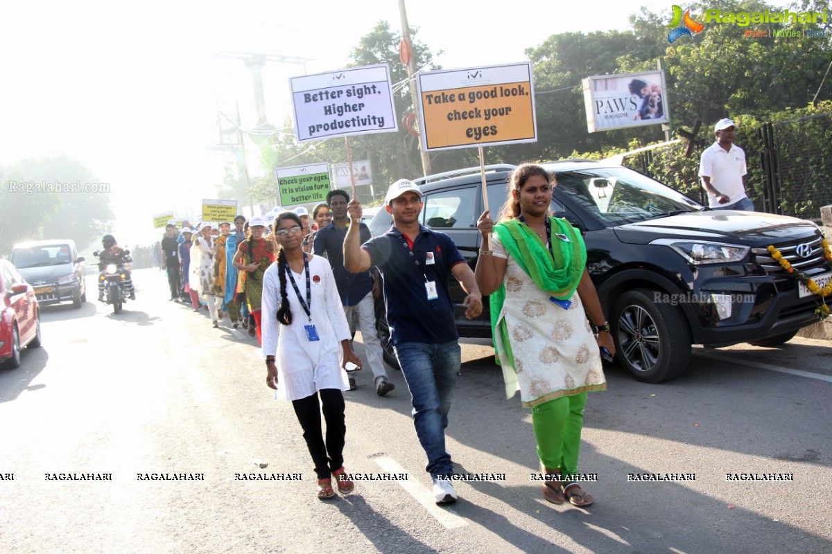 World Sight Day Walk at KBR Park, Hyderabad