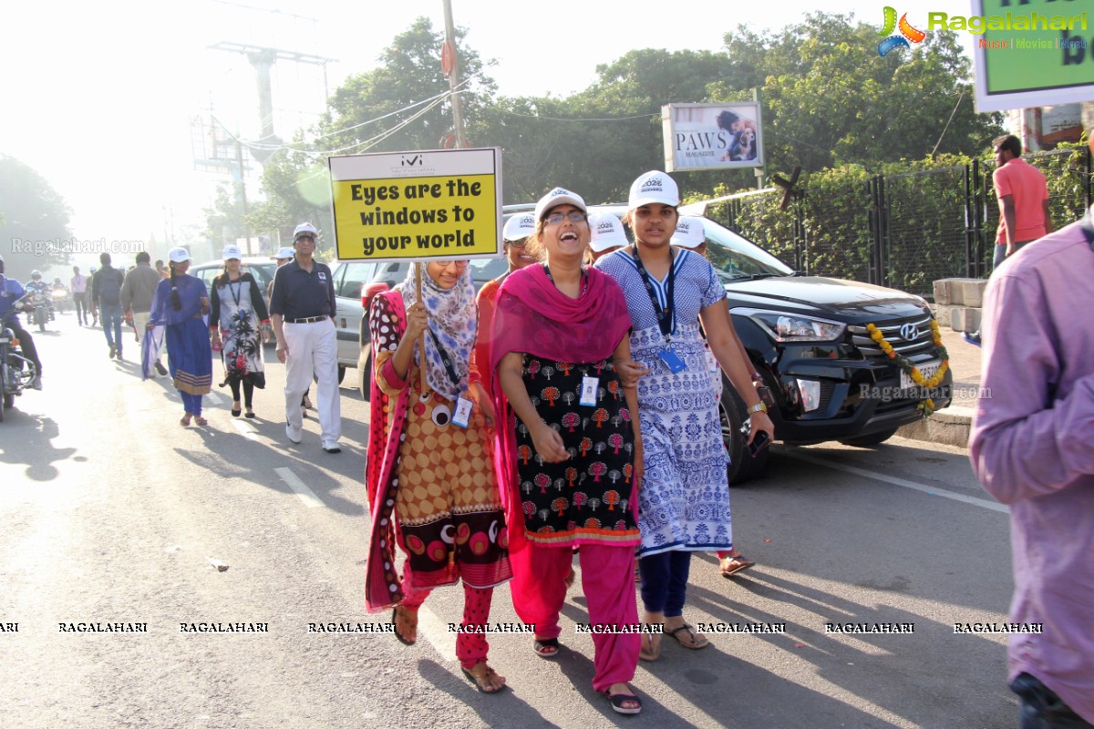 World Sight Day Walk at KBR Park, Hyderabad