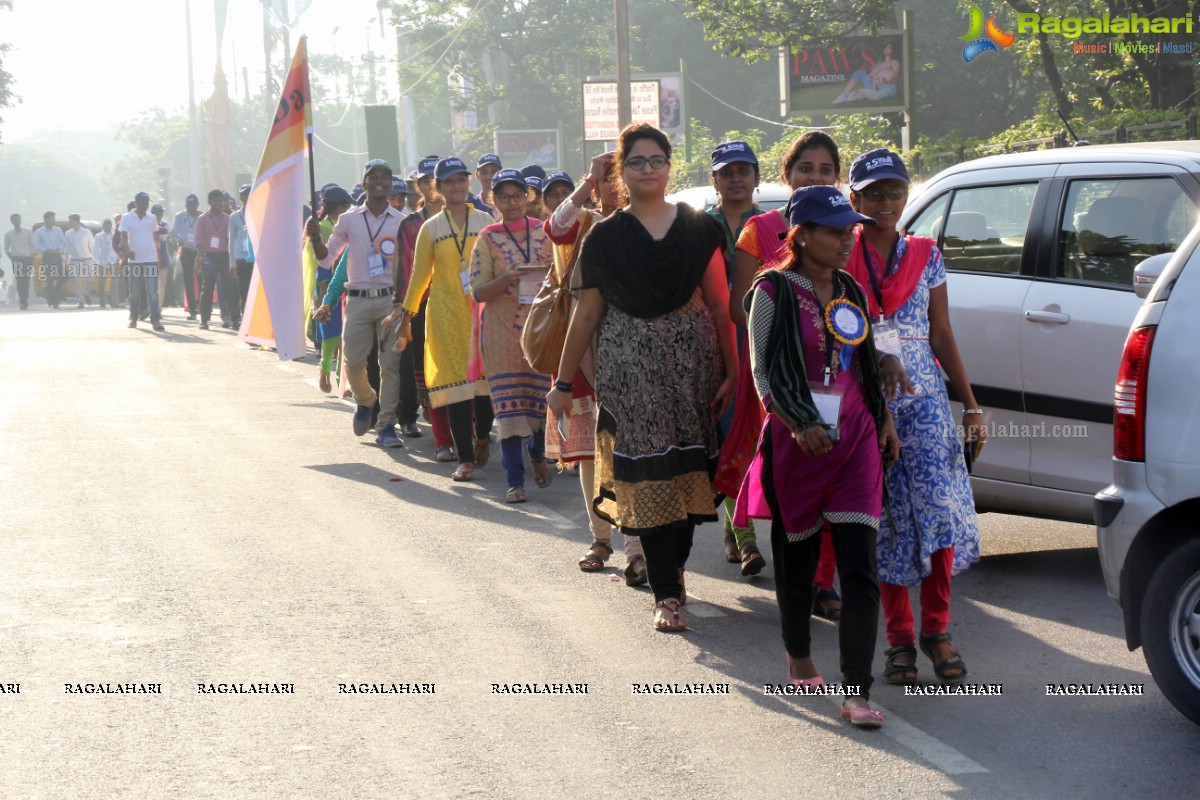 World Sight Day Walk at KBR Park, Hyderabad