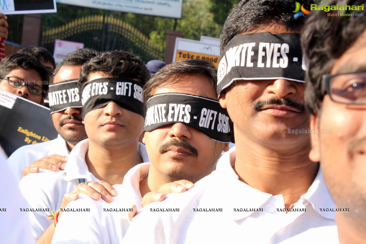 World Sight Day Walk at KBR Park, Hyderabad