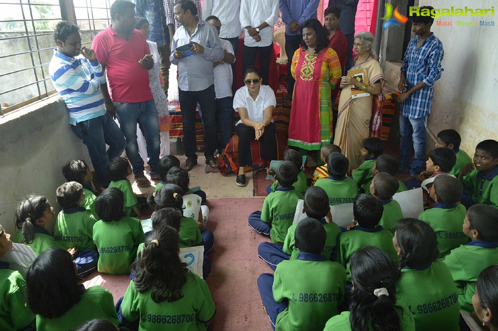 Rakul Preet Singh Birthday Celebrations at Cherish Orphanage Home