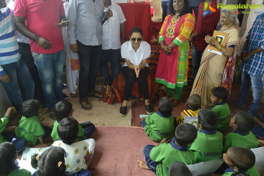 Rakul Preet Singh Birthday Celebrations at Cherish Orphanage Home