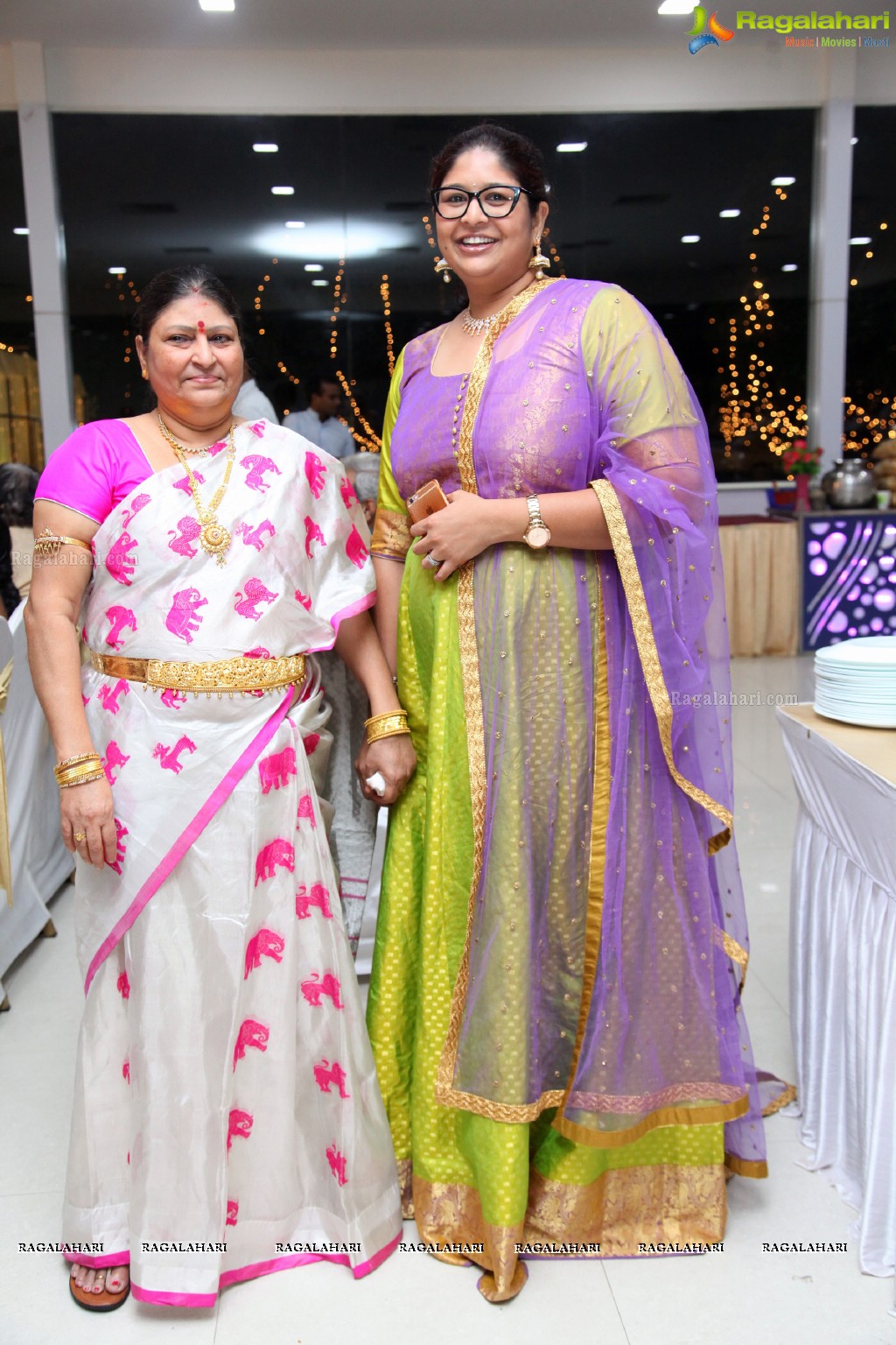 Grand Wedding Reception of Bhupal Raju with Manogna at Butta Convention, Hyderabad