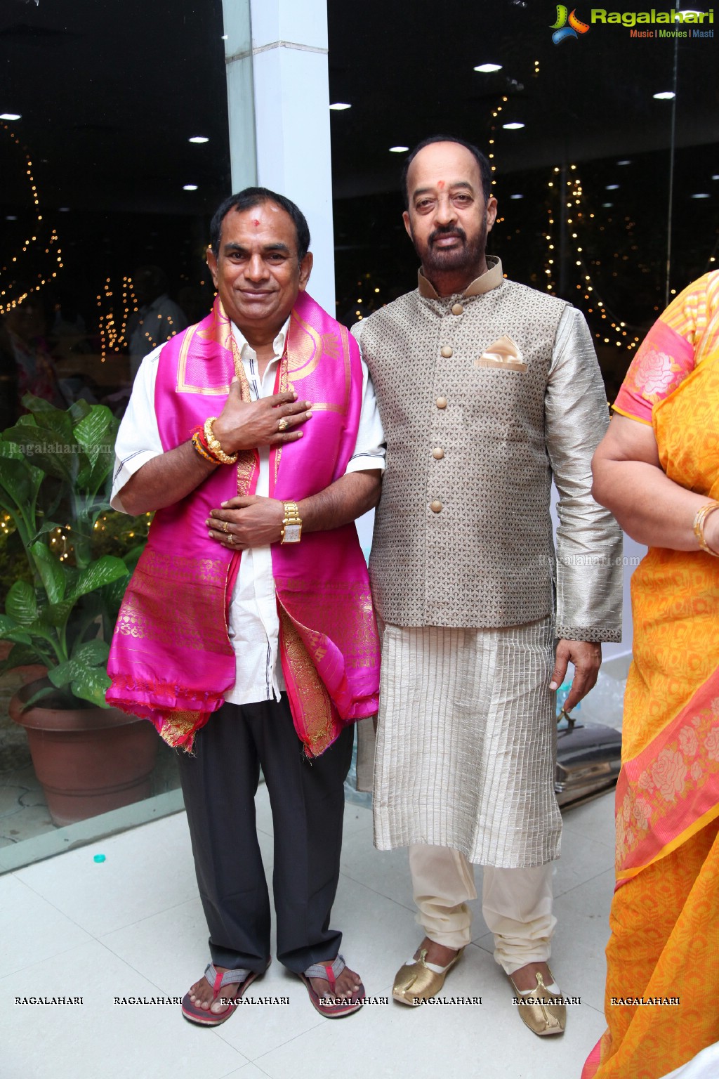 Grand Wedding Reception of Bhupal Raju with Manogna at Butta Convention, Hyderabad