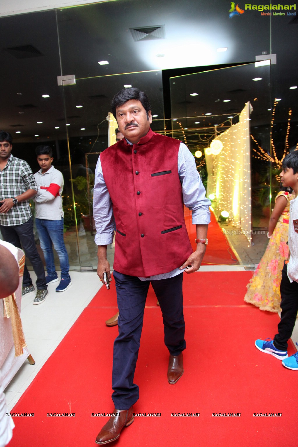 Grand Wedding Reception of Bhupal Raju with Manogna at Butta Convention, Hyderabad