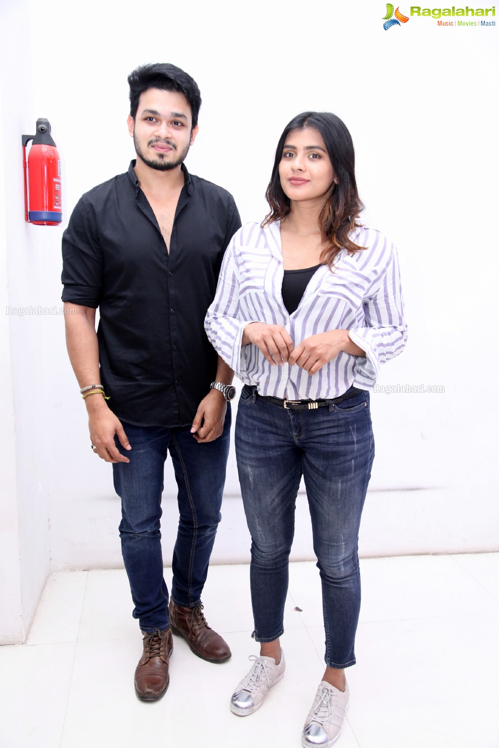 Naga Anvesh and Hebah Patel announces Winner of Bajaj Electronics Bumper Draw at Forum Sujana Mall