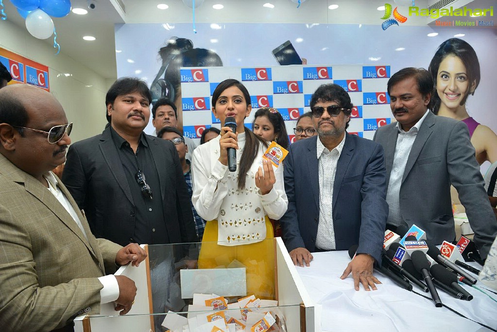 Big C Lucky Draw by Rakul Preet Singh, Nellore