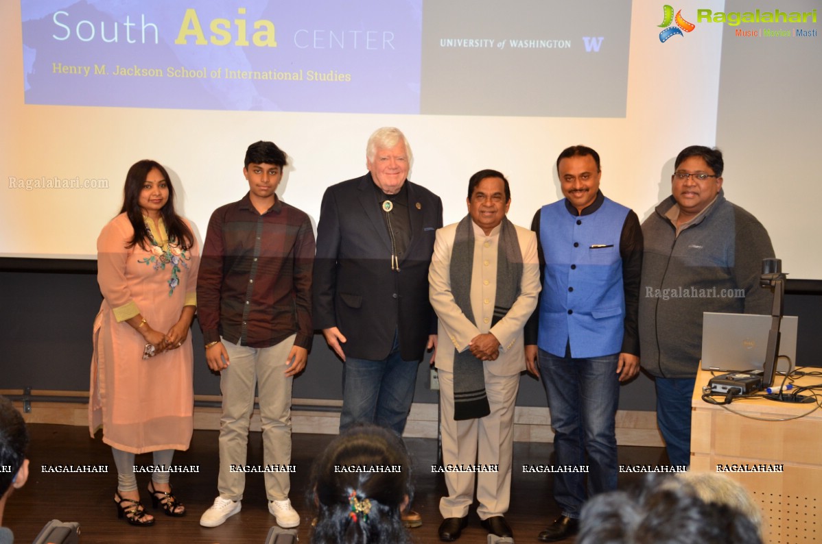 Felicitation to Brahmanandam by South Asia Center - University of Washington, USA