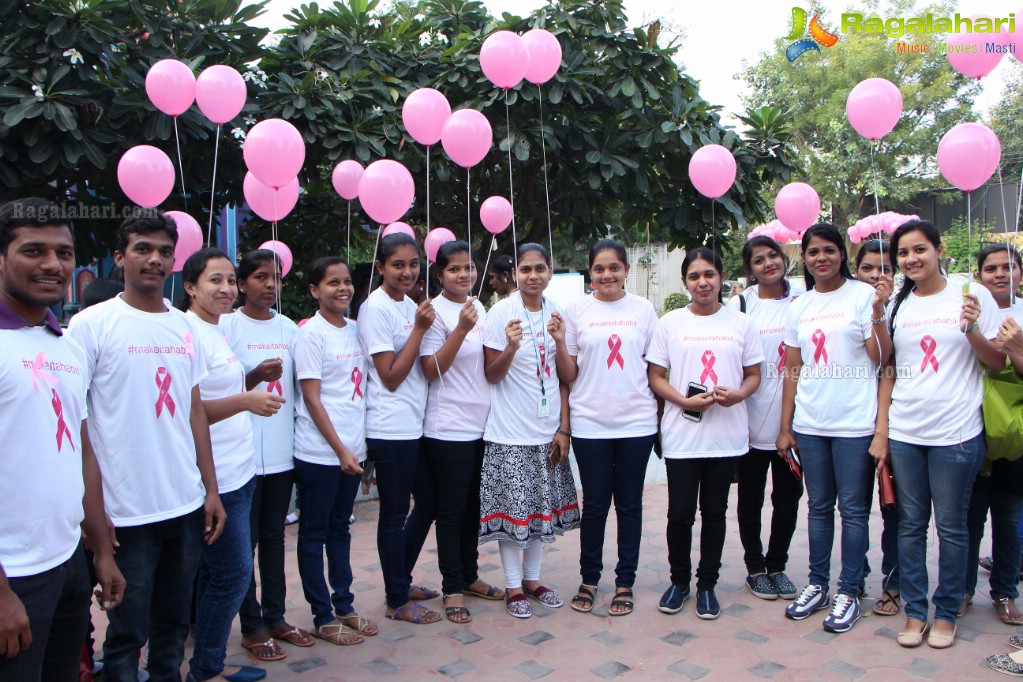 Breast Cancer Day’17 Awareness Walkathon at Aware Gleneagles Global Hospitals, L.B.Nagar