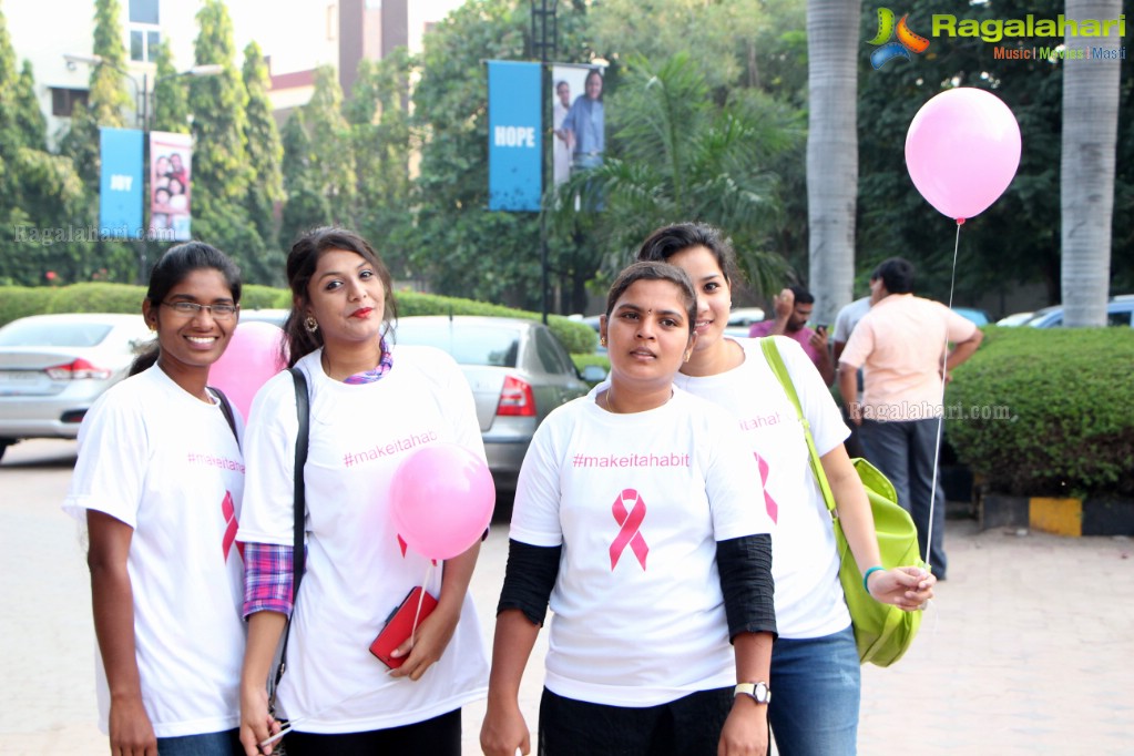 Breast Cancer Day’17 Awareness Walkathon at Aware Gleneagles Global Hospitals, L.B.Nagar