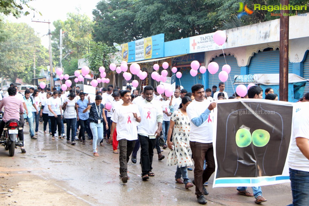 Breast Cancer Day’17 Awareness Walkathon at Aware Gleneagles Global Hospitals, L.B.Nagar