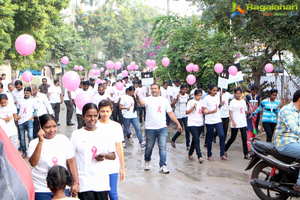 Breast Cancer Day’17 Awareness Walkathon at Aware Gleneagles Global Hospitals, L.B.Nagar