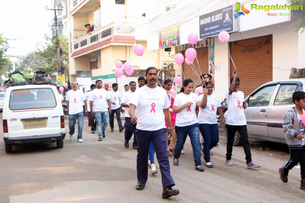 Breast Cancer Day’17 Awareness Walkathon at Aware Gleneagles Global Hospitals, L.B.Nagar