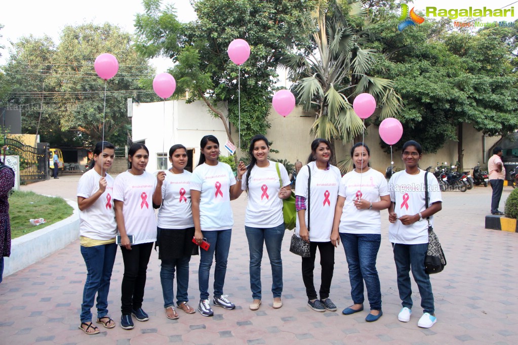 Breast Cancer Day’17 Awareness Walkathon at Aware Gleneagles Global Hospitals, L.B.Nagar