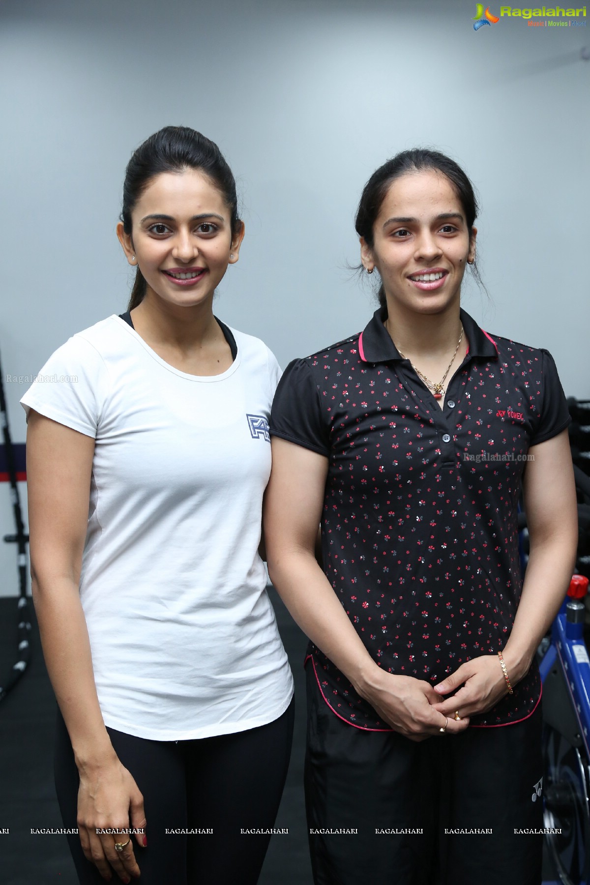 Grand Launch of F45 Gym by Rakul Preet Singh and Saina Nehwal at Kokapet, Hyderabad