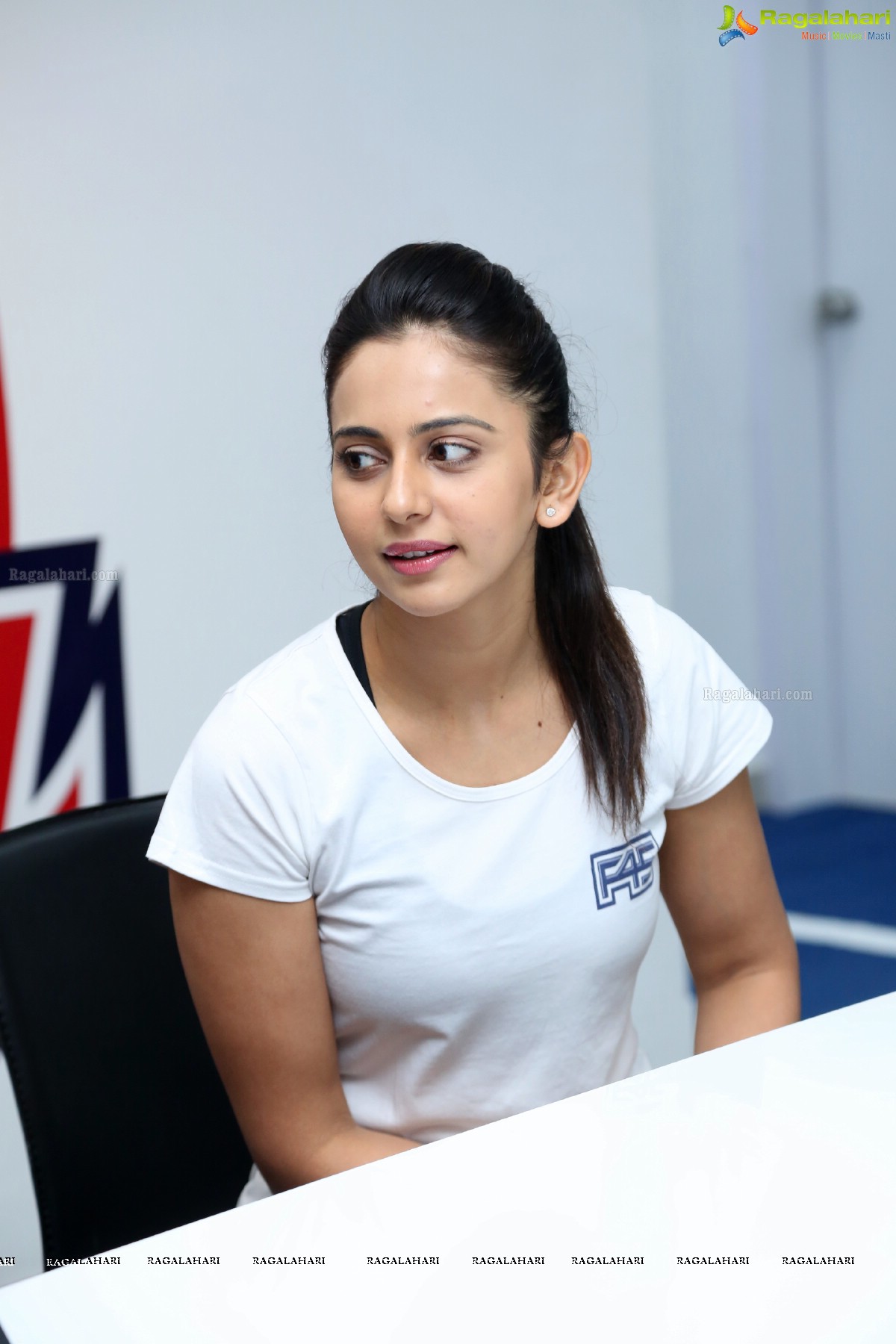 Grand Launch of F45 Gym by Rakul Preet Singh and Saina Nehwal at Kokapet, Hyderabad