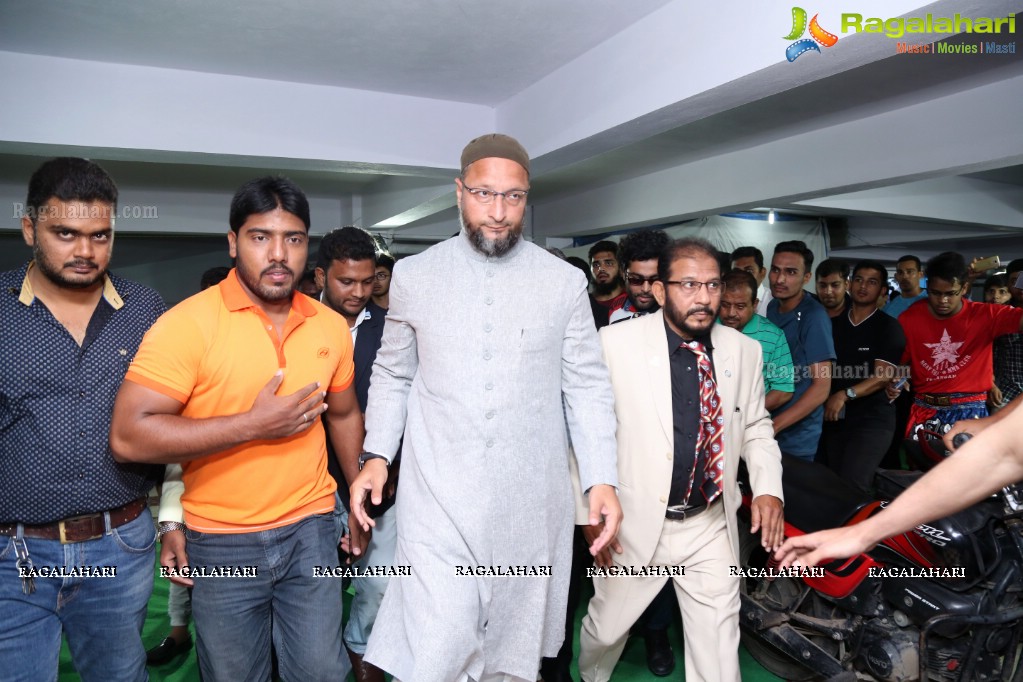 Asaduddin Owaisi inaugurates F1 Fitness One at Moosa Ram Bagh, Hyderabad