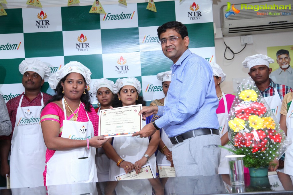 Valedictory & Award Ceremony for 1st Batch of Freedom Self-Employment Cookery Workshop at NTR Trust Bhavan