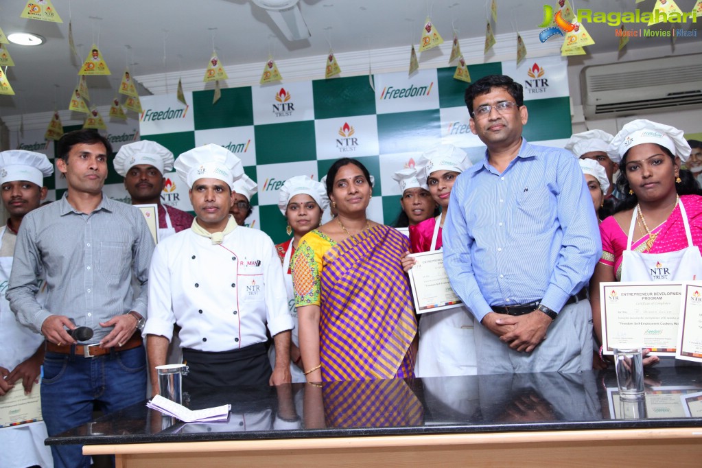 Valedictory & Award Ceremony for 1st Batch of Freedom Self-Employment Cookery Workshop at NTR Trust Bhavan