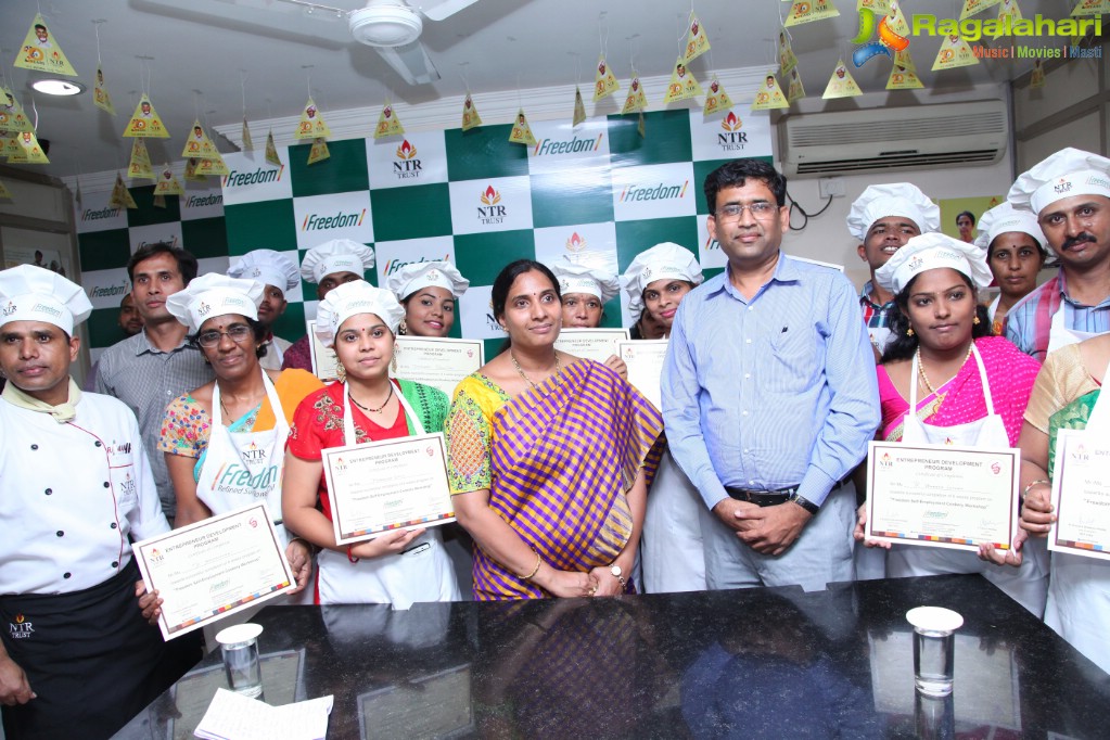 Valedictory & Award Ceremony for 1st Batch of Freedom Self-Employment Cookery Workshop at NTR Trust Bhavan